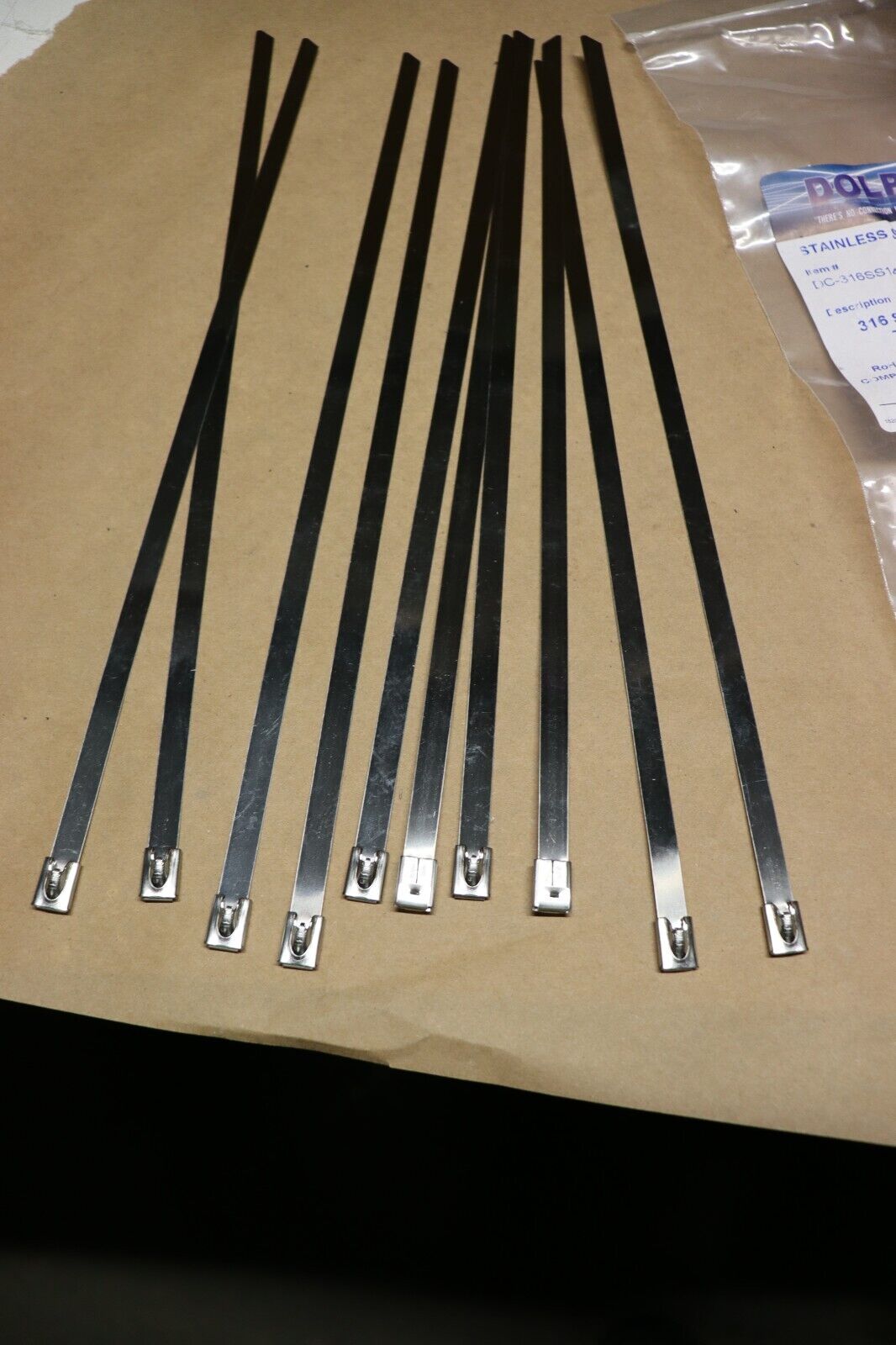 14" L Extra Heavy Duty Cable Tie PK 10 DOLPHIN COMPONENTS CORP DC-316SS14-250X - Northside Material Brokers