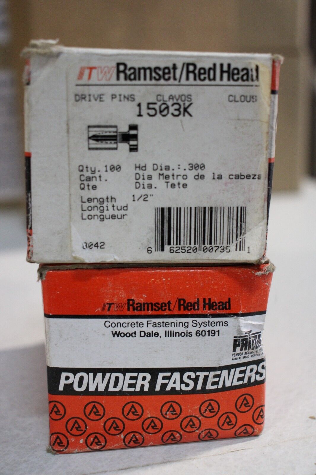 1503K Ramset 1/2" Powder Fastener 13mm 150 count - Northside Material Brokers