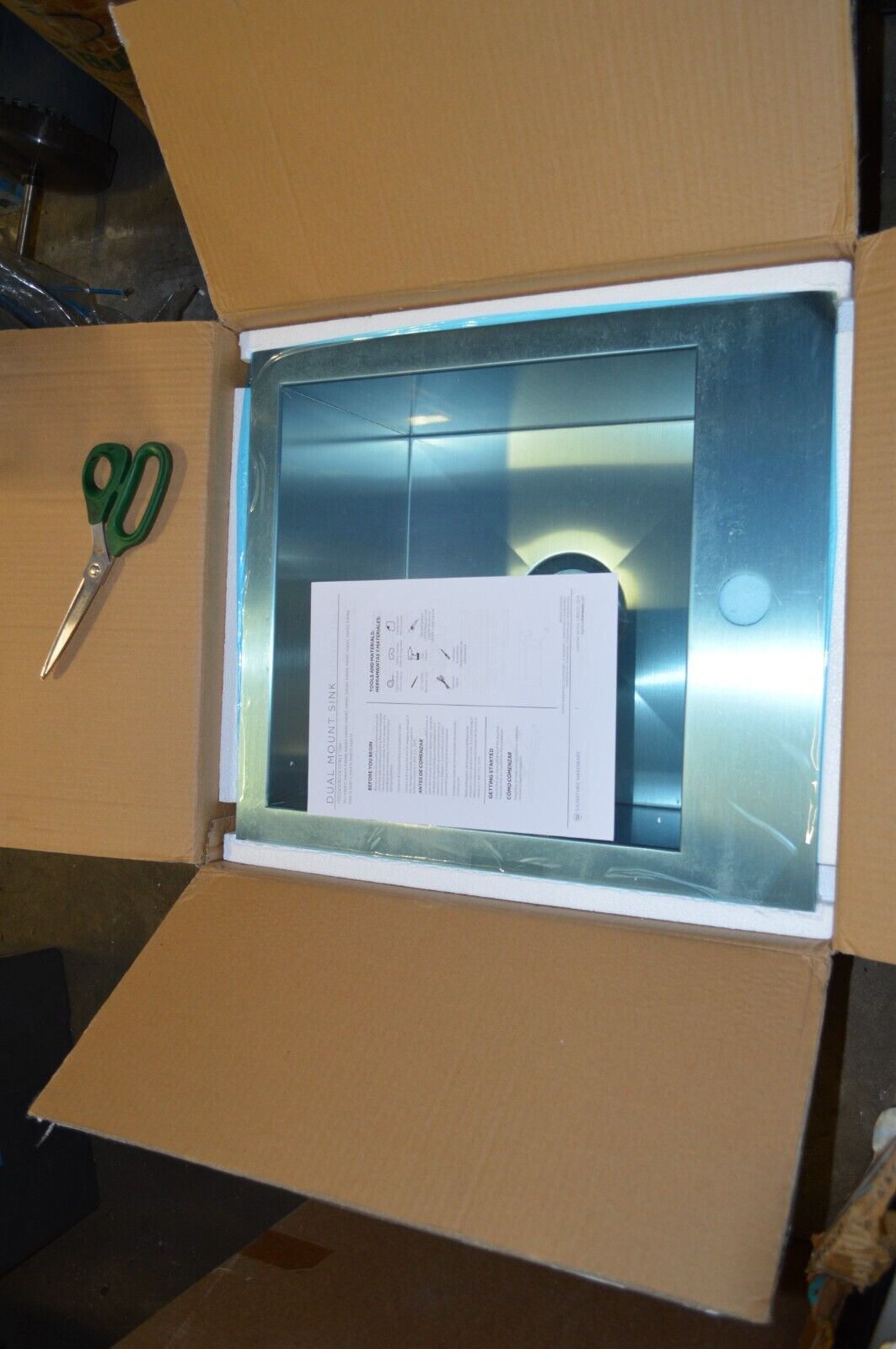 Signature Hardware Sitka 18" Drop In or Undermount Single Basin Stainless Steel