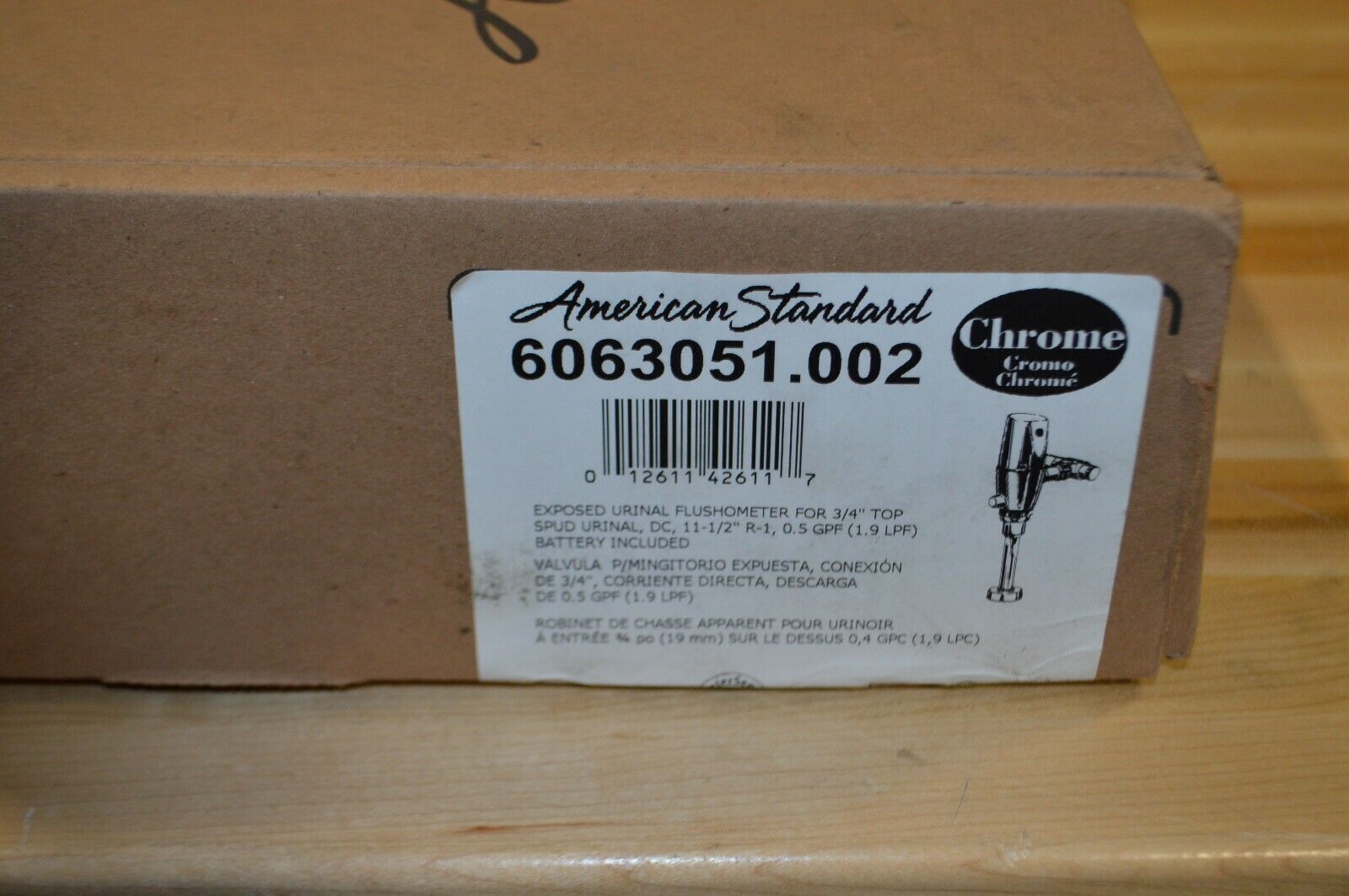 American Standard Exposed Urinal Flushometer, Model 6063051.002