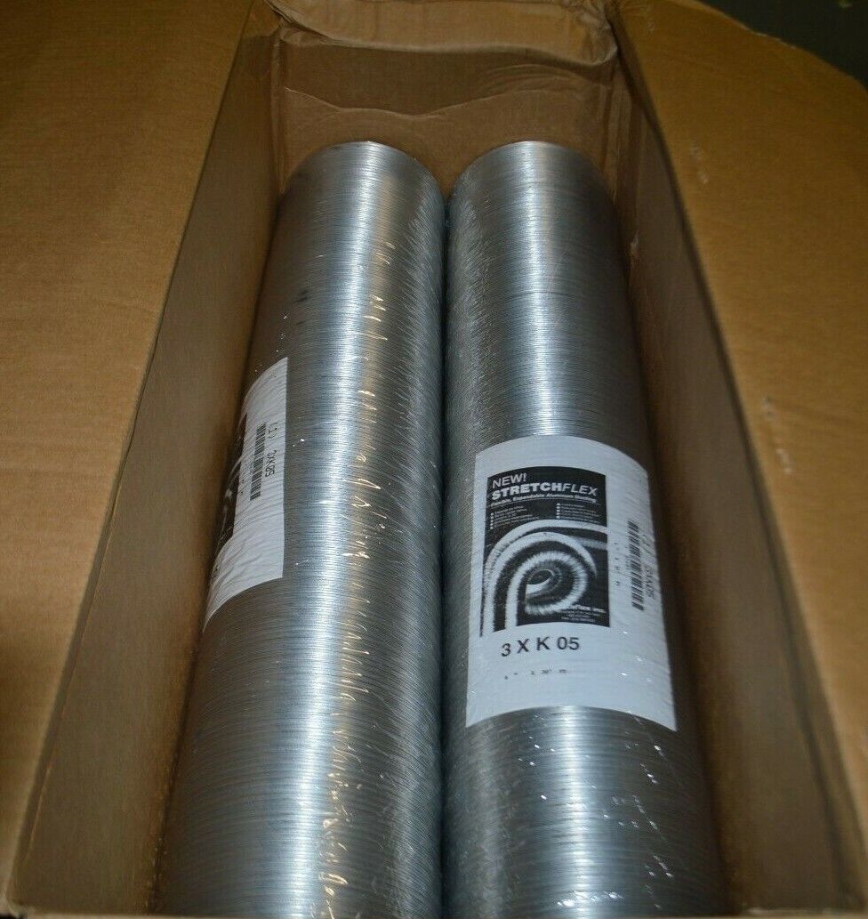 STRETCHFLEX  Noninsulated Flexible  Duct,6" x 30 ft. 1/8"