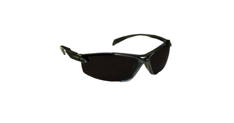 Jackson Safety 25710 Safety Glasses, Gun Metal Grey Frame, Smoke Anti-Fog Lenses