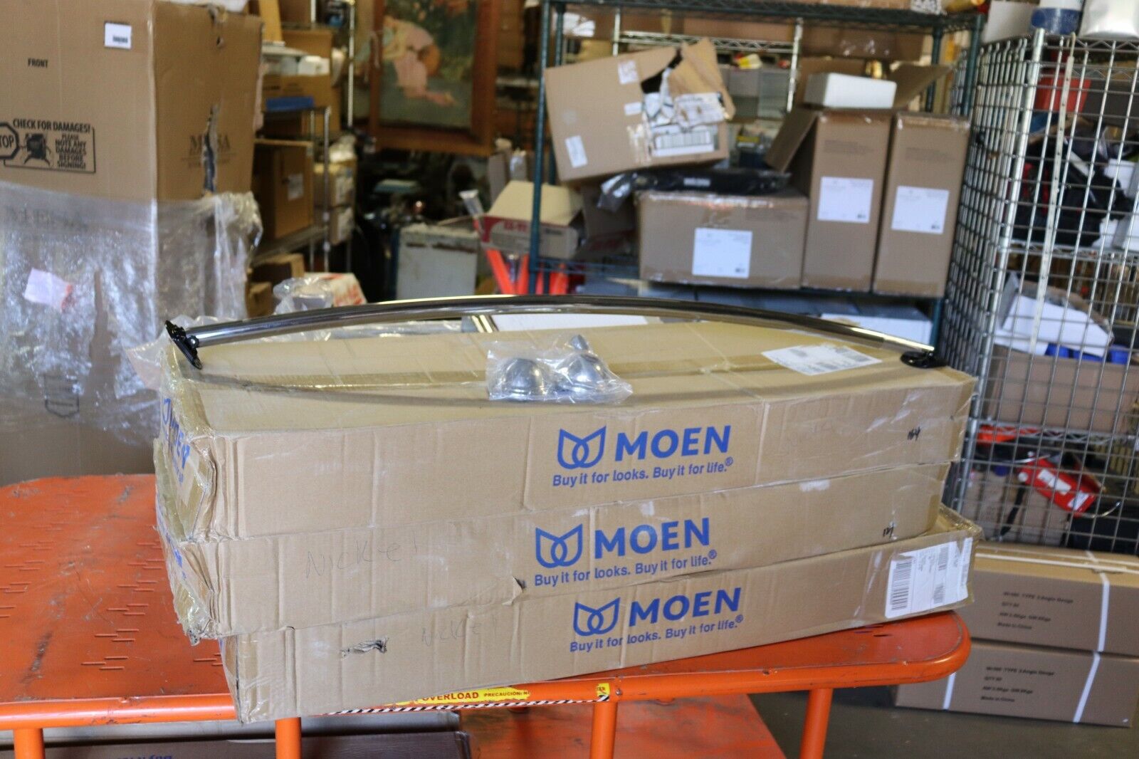 Moen 54" - 72" Adjustable Length Curved Shower Rod, CSR2160CH