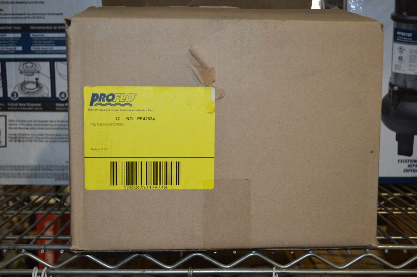 Proflo no. PF42834 PVC snap Plastic 3" drain