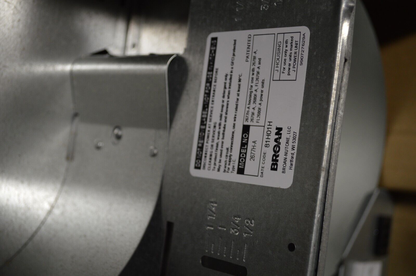 Broan Housing Pack, Type IC Mount, 2677H