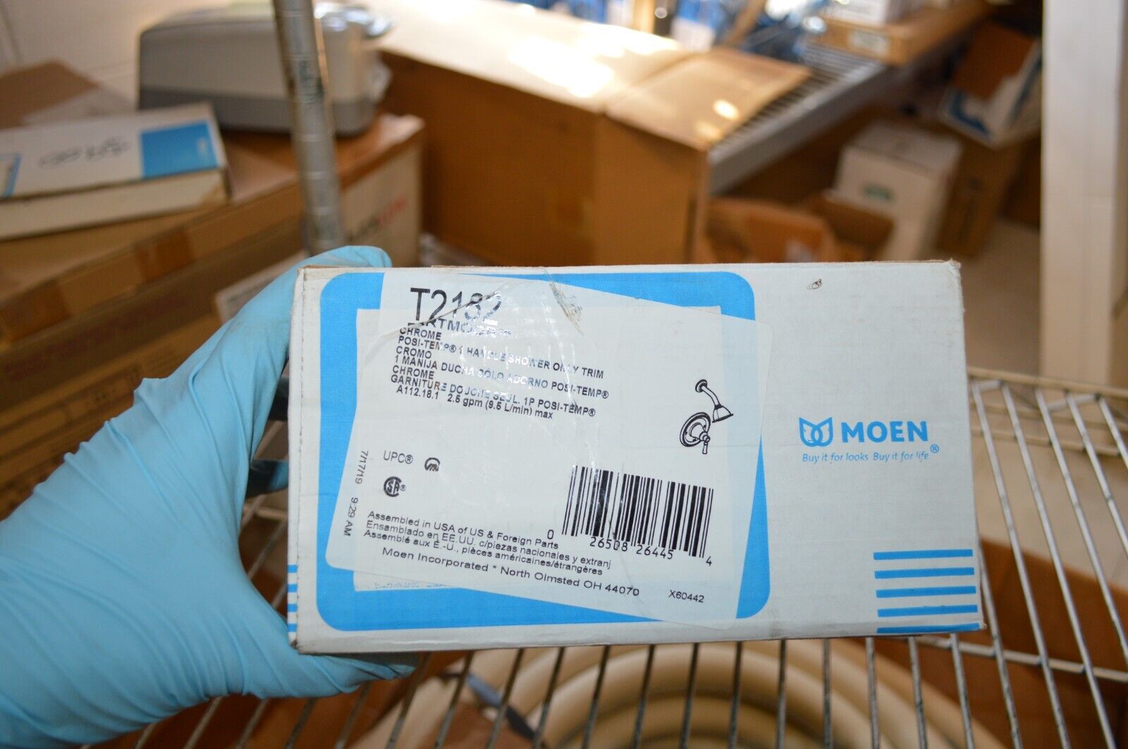 Moen Dartmoor 2.5 GPM Shower Head Model: T2182