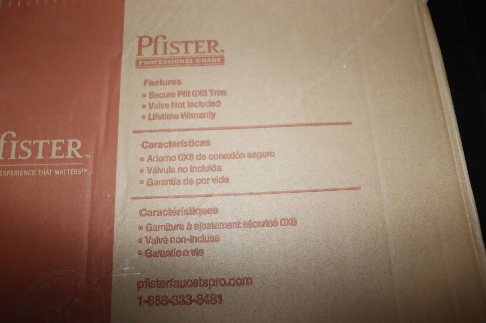 Pfister Avalon Shower Only Trim Kit, Brushed Nickel, LG89-7CBK