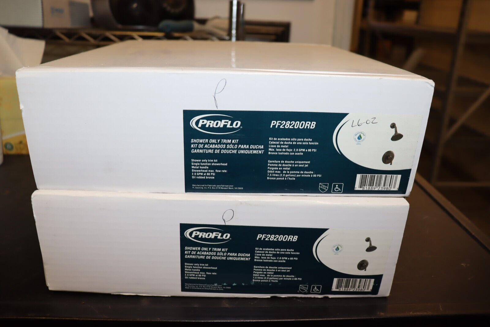 Proflo Shower Trim Package with Single Function Shower Head, PF2820ORB