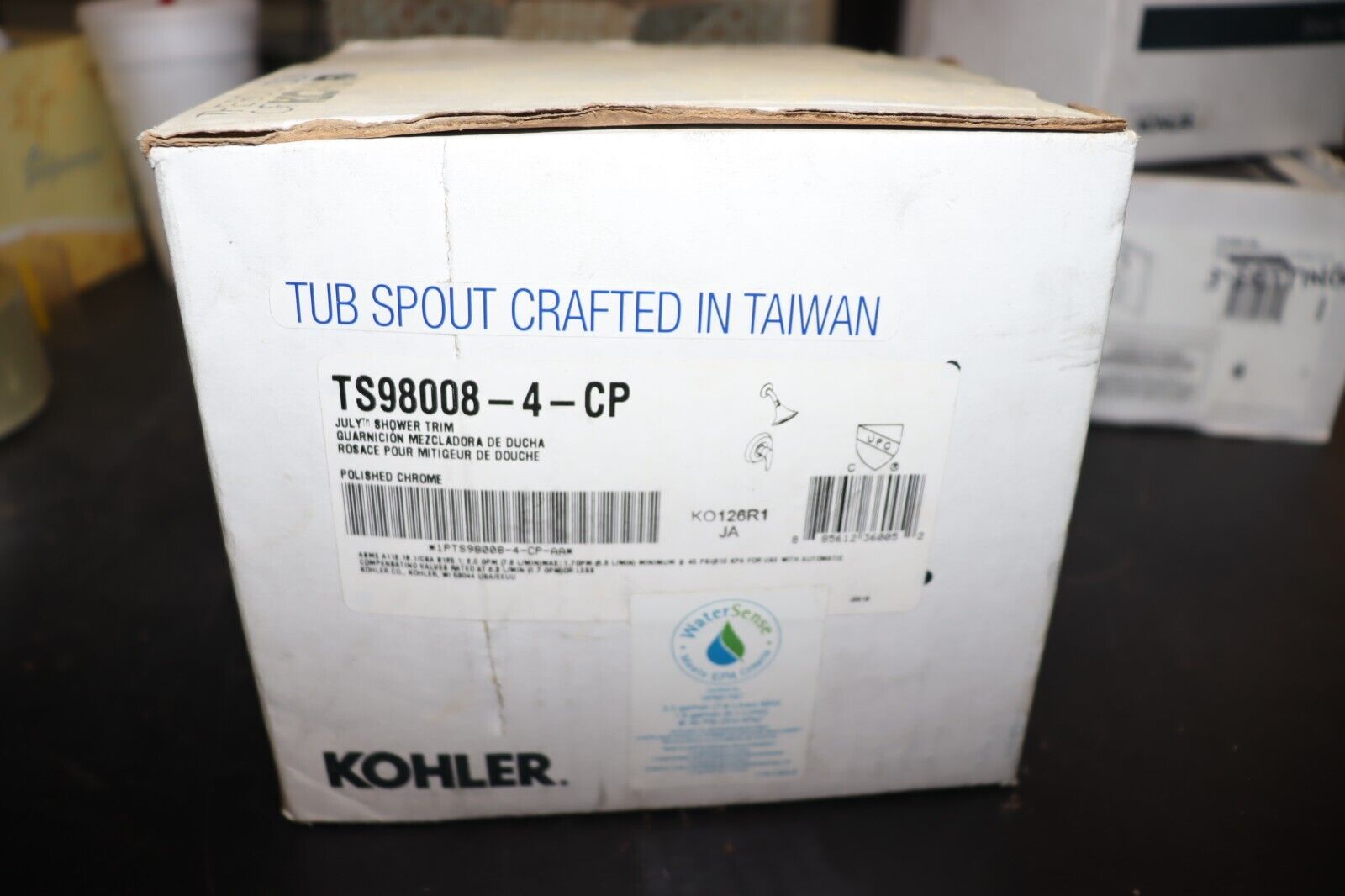Kohler Rite-Temp Bath and Shower Valve Trim, TS98008-4-CP