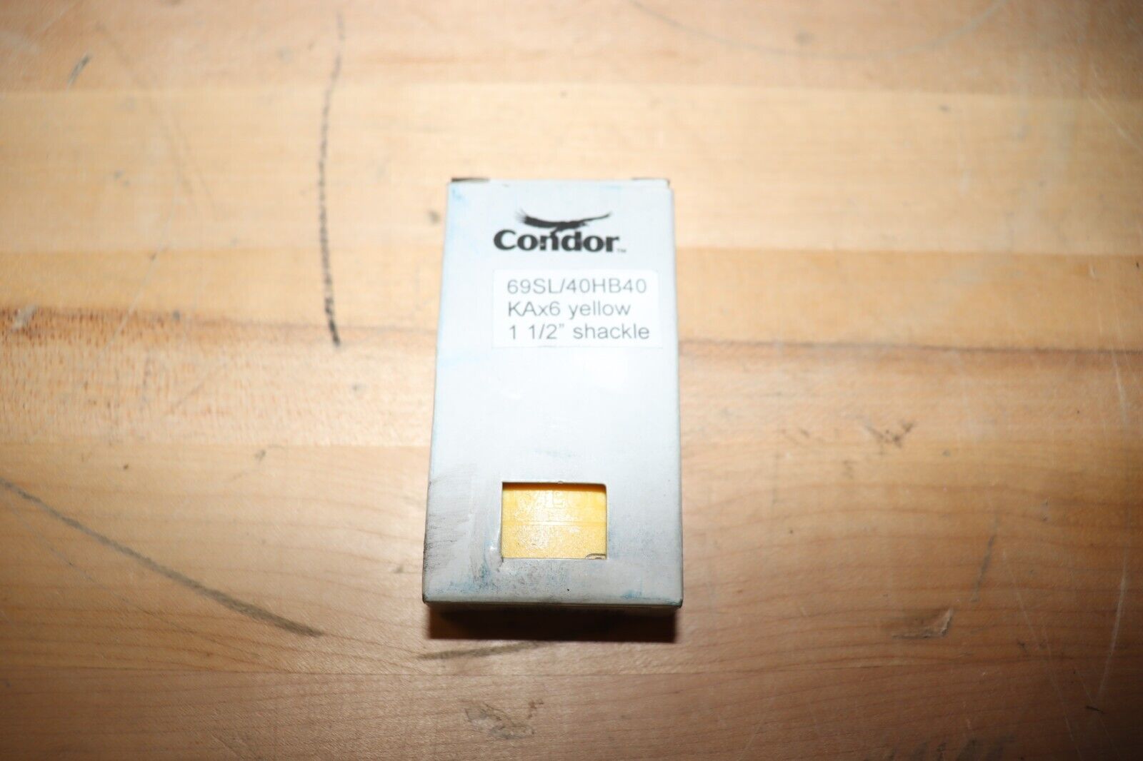 Lockout Padlock: Aluminum, Compact Body Body Size, Hardened Steel, 48JR45