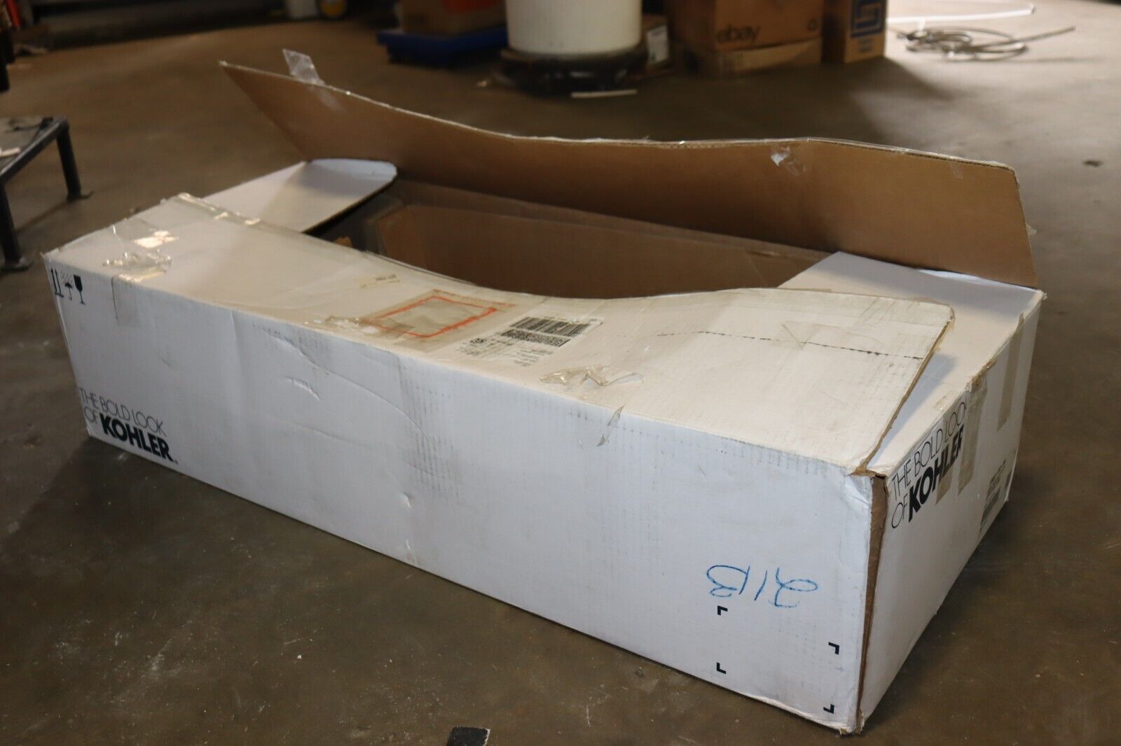 Kohler Composed Floor-mount bath filler trim with handshower, K-T73087-4F2-BN