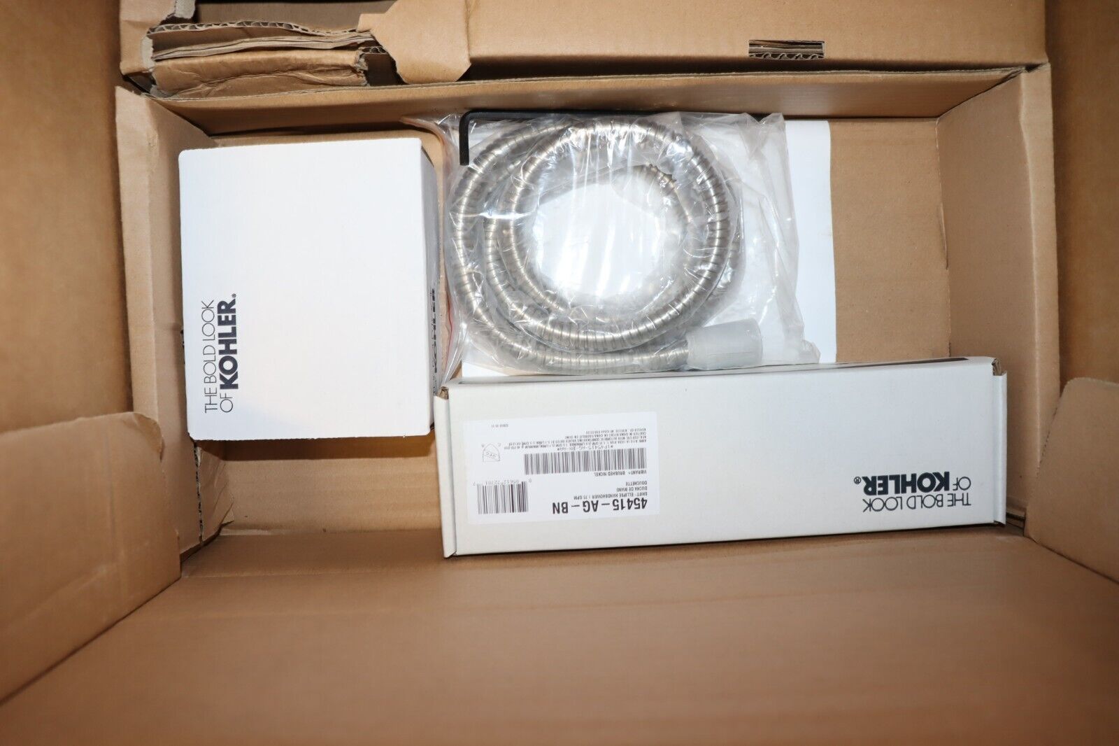 Kohler Composed Floor-mount bath filler trim with handshower, K-T73087-4F2-BN