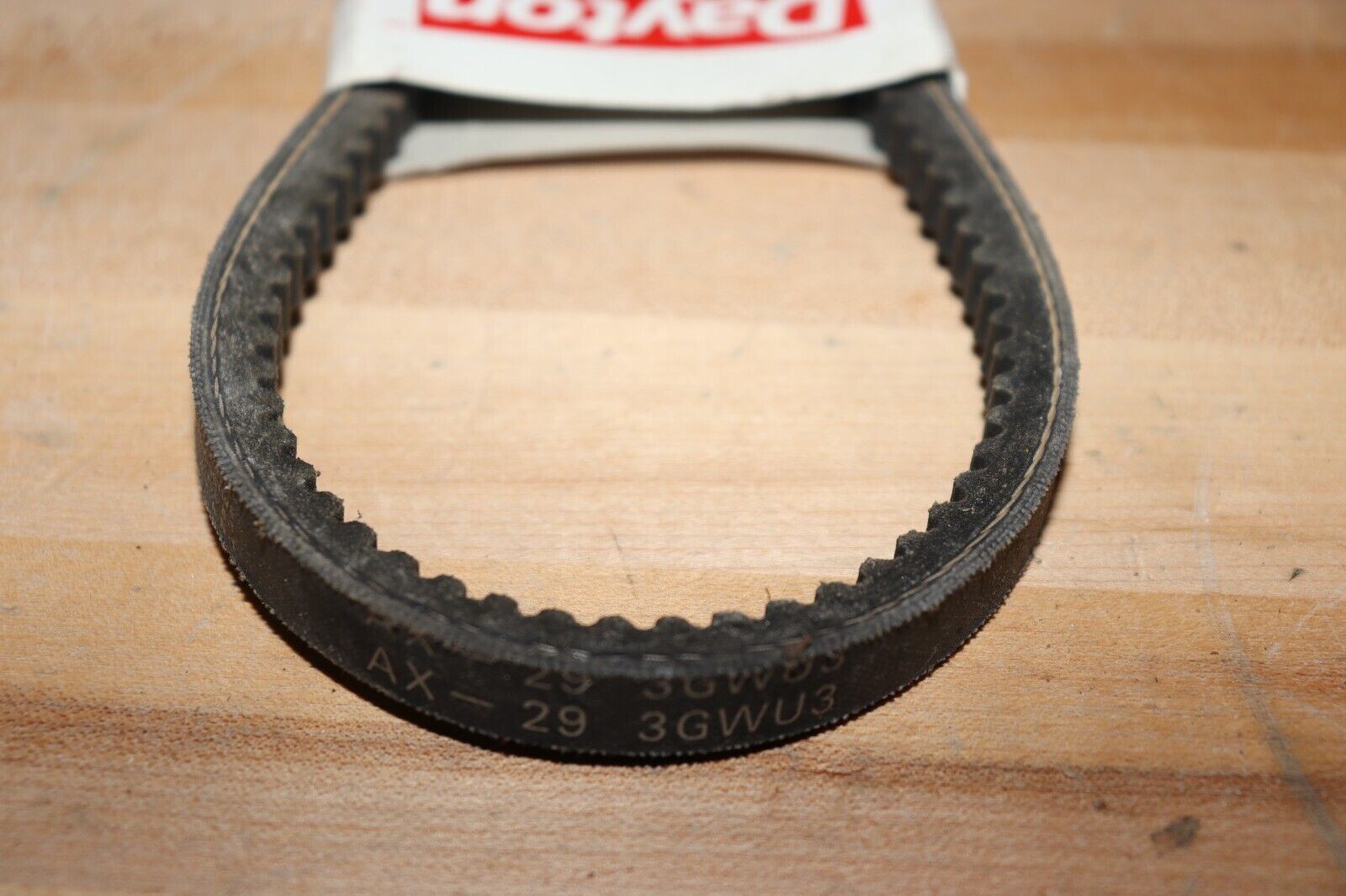 DAYTON Cogged V-Belt: 31 in Outside Lg, 1/2 in Top Wd, 5/16 in Thick, 3GWU3