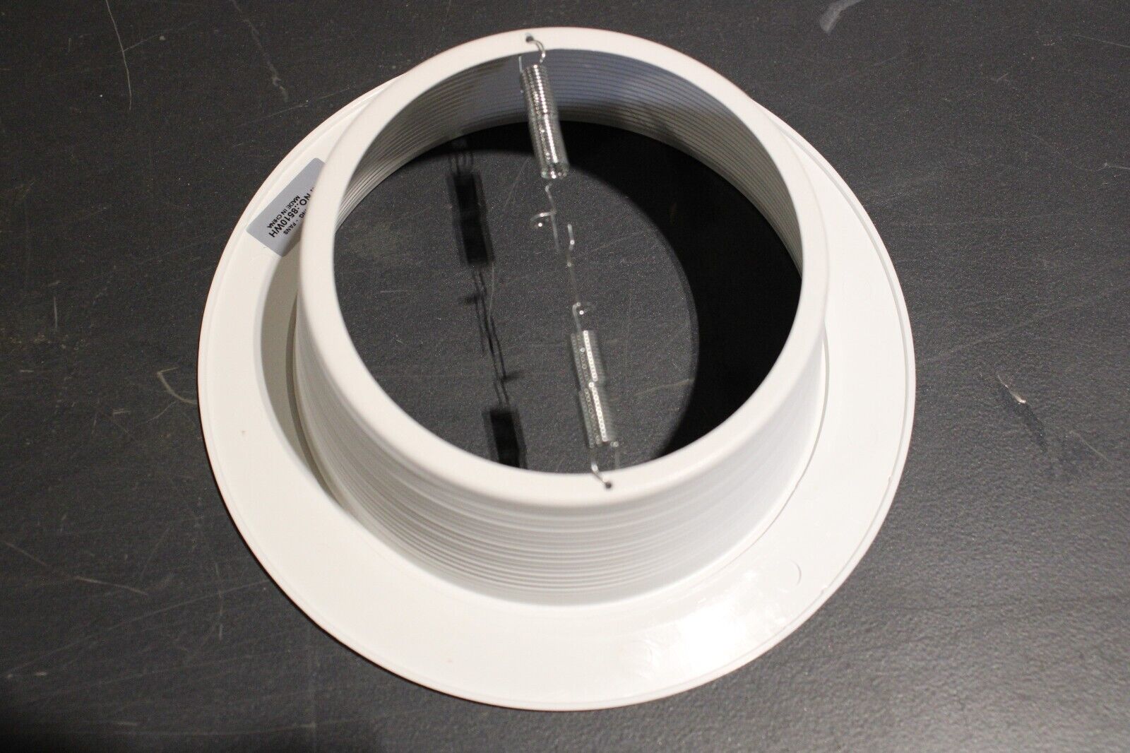 6" WHITE RECESSED LIGHTING TRIM / BAFFLE , BOX OF 12