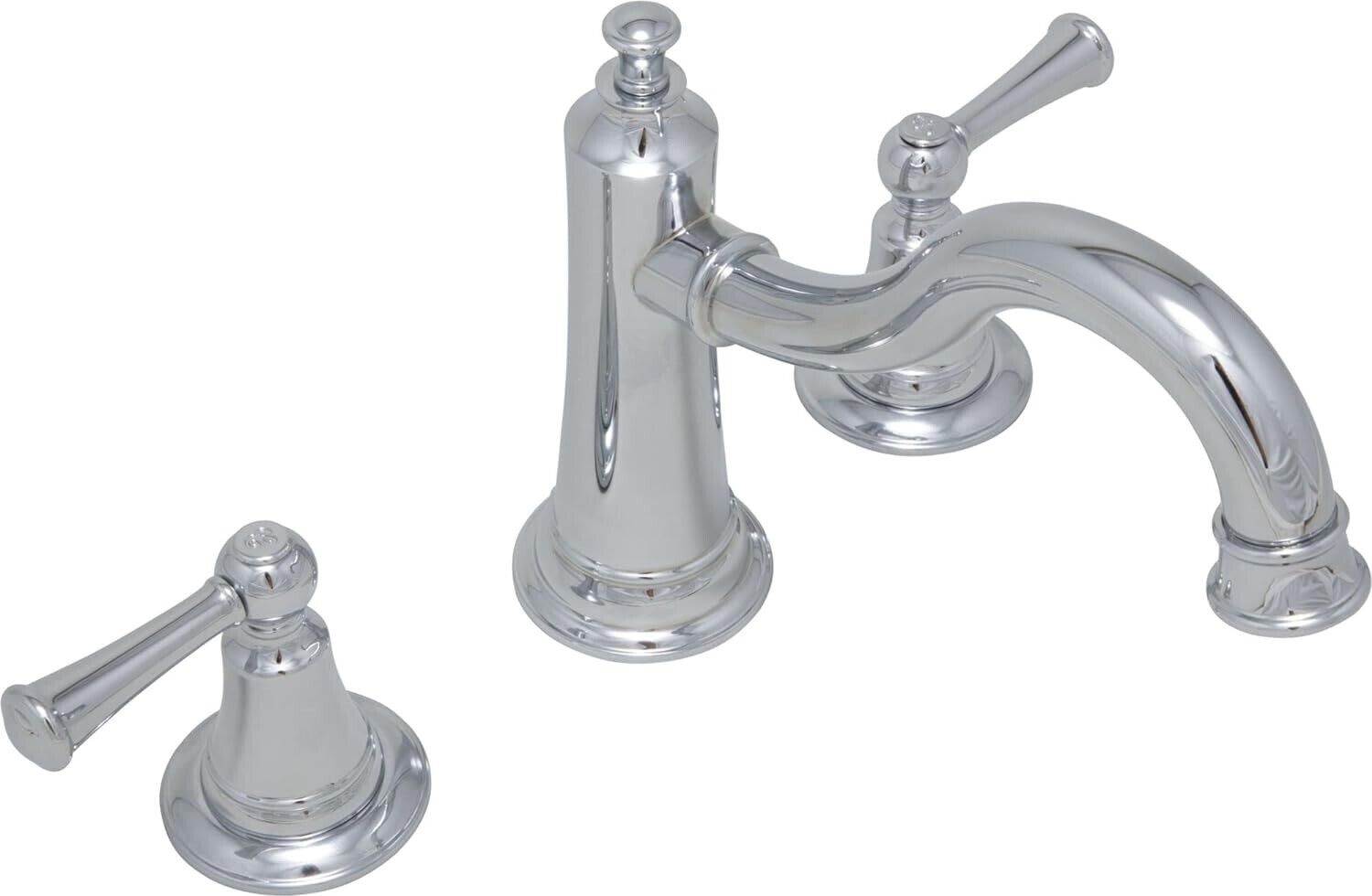 NEW PROFLO PF4870CP CHROME BARTLETT DECK MOUNTED Bartlett Deck ROMAN TUB FILLER.