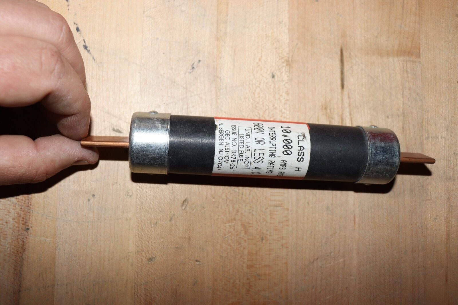 CEFCO  10KOTS100 100A  600V FUSE  CLASS H IR 10KA