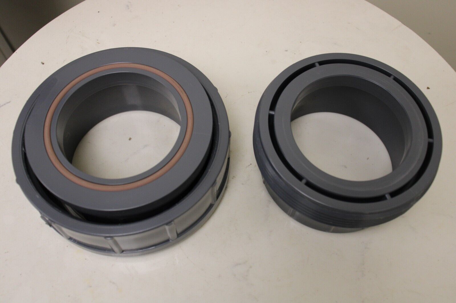 4 INCH X 4 INCH PVC FEMALE SLIP HUB UNION 150 PSI F1970