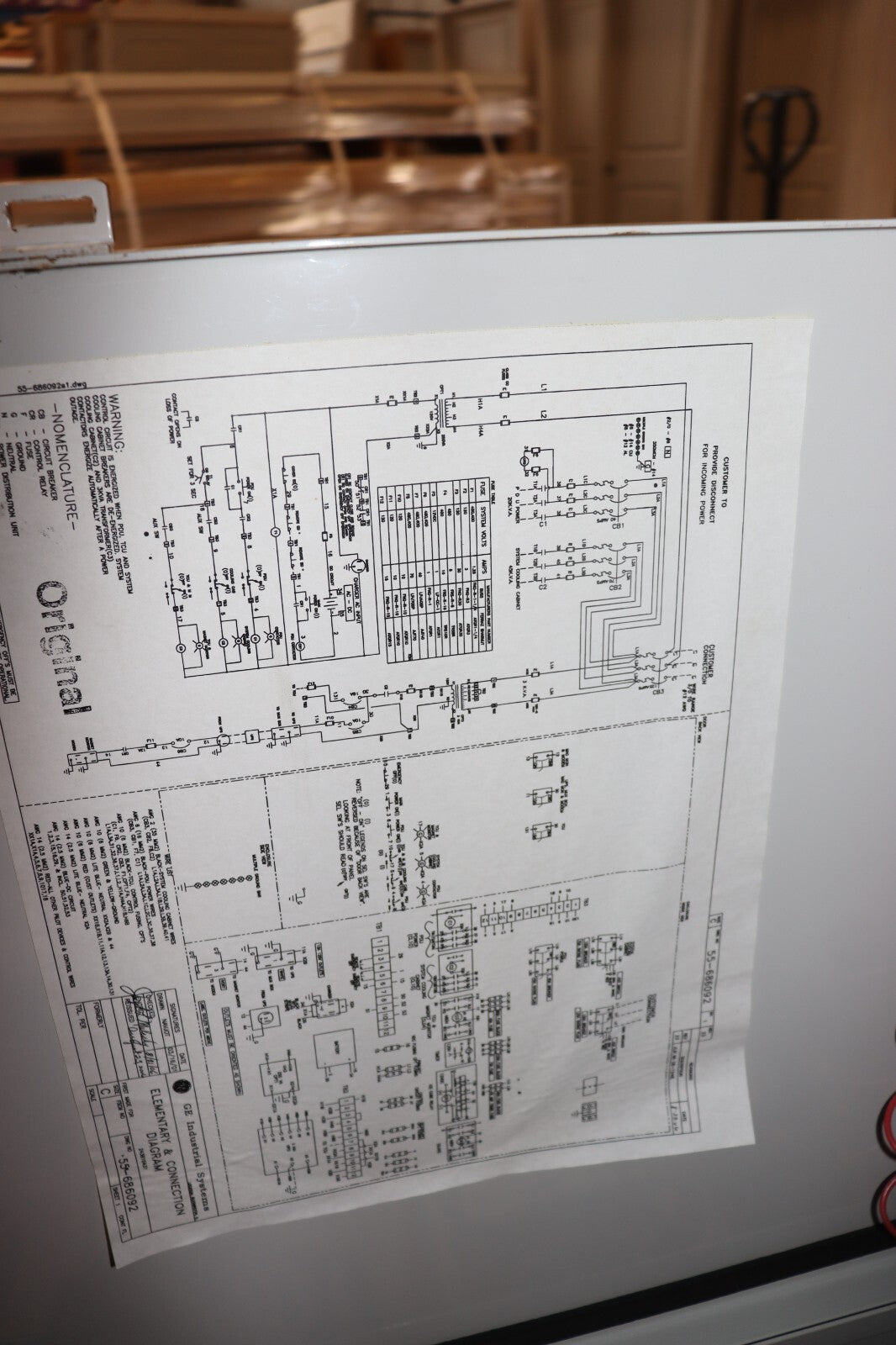 GE MR MAIN DISCONNECT Medical MAIN SYSTEM DISCONNECT PANEL, Used, Great PARTS