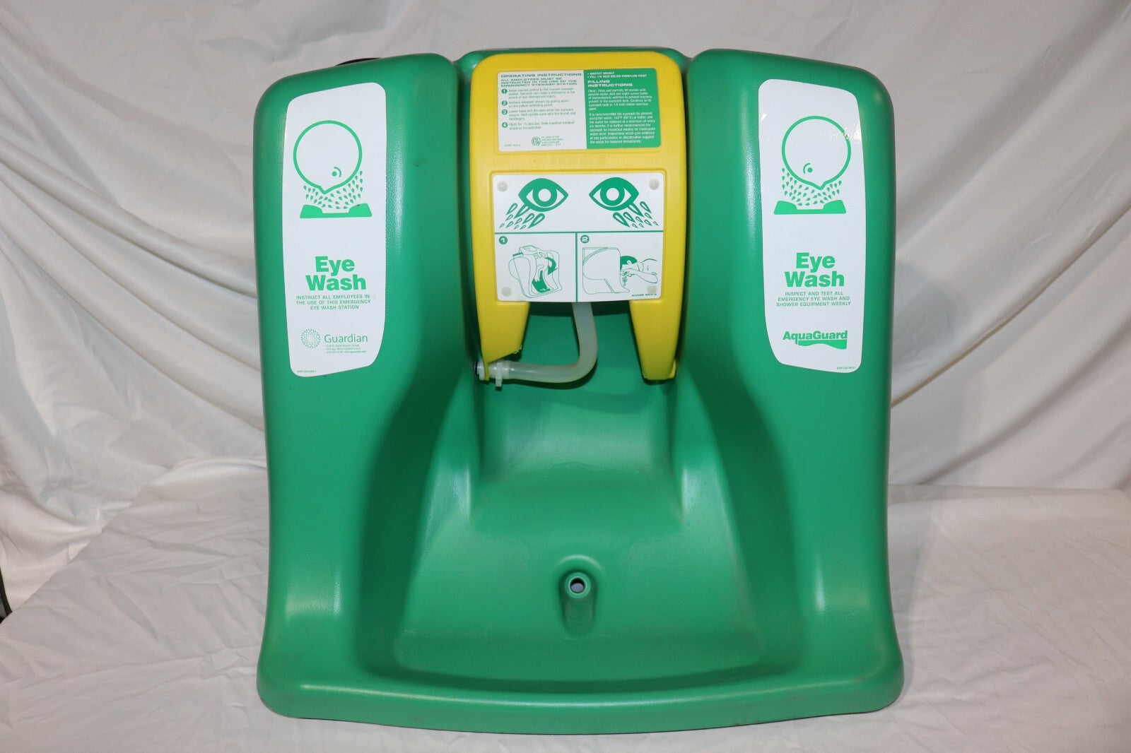 Guardian 16 Gallon G1540 Mobile Eyewash Station, Used, Clean