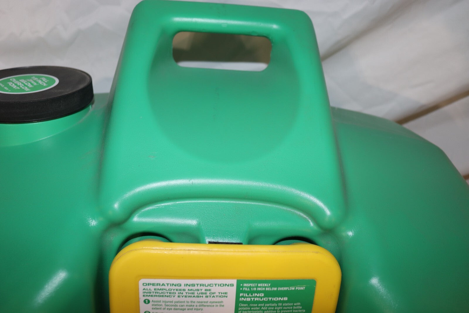 Guardian 16 Gallon G1540 Mobile Eyewash Station, Used, Clean
