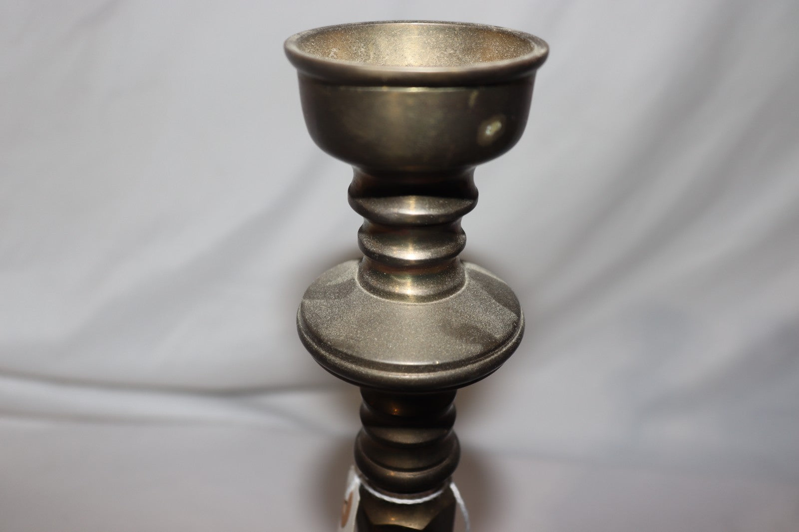 Matching Pair - Large Antique Pair Brass Bronze Candlestick Candle Holders