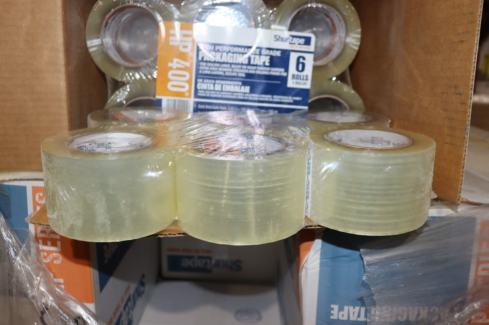 Shurtape Hp 400 Carton Tape, Clear, 72Mmx100m, Pk24