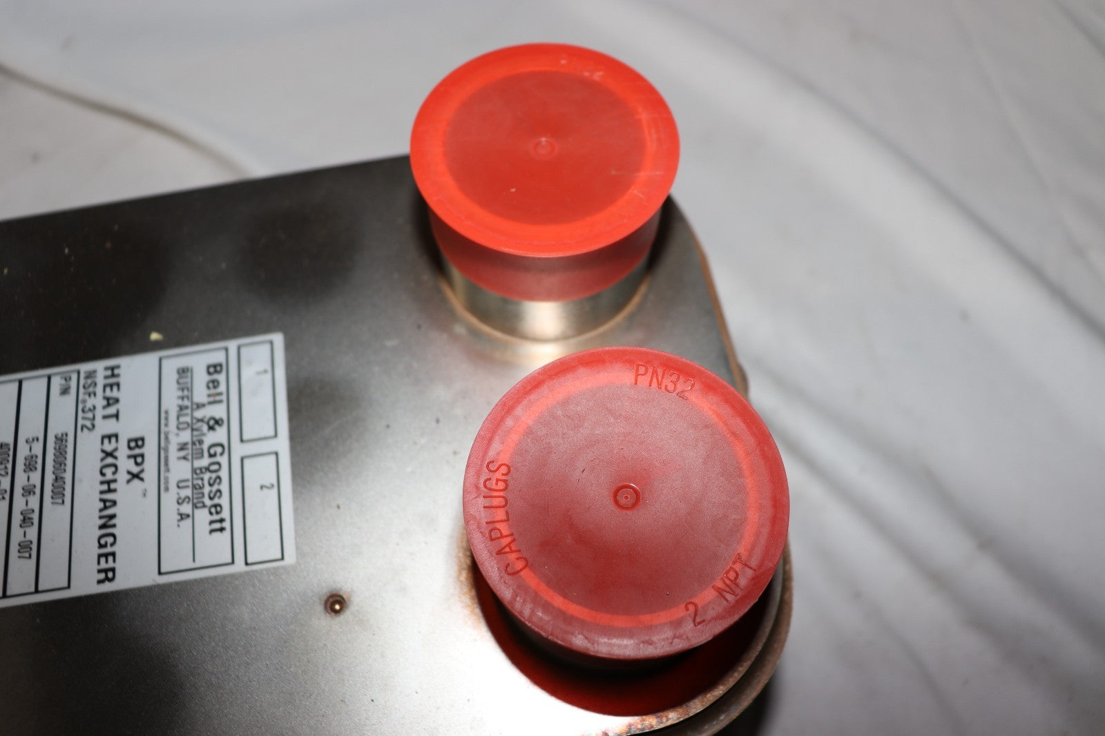 BELL & GOSSETT BPX Heat Exchanger 60 Plate Copper/Stainless BP422-060 Xylem