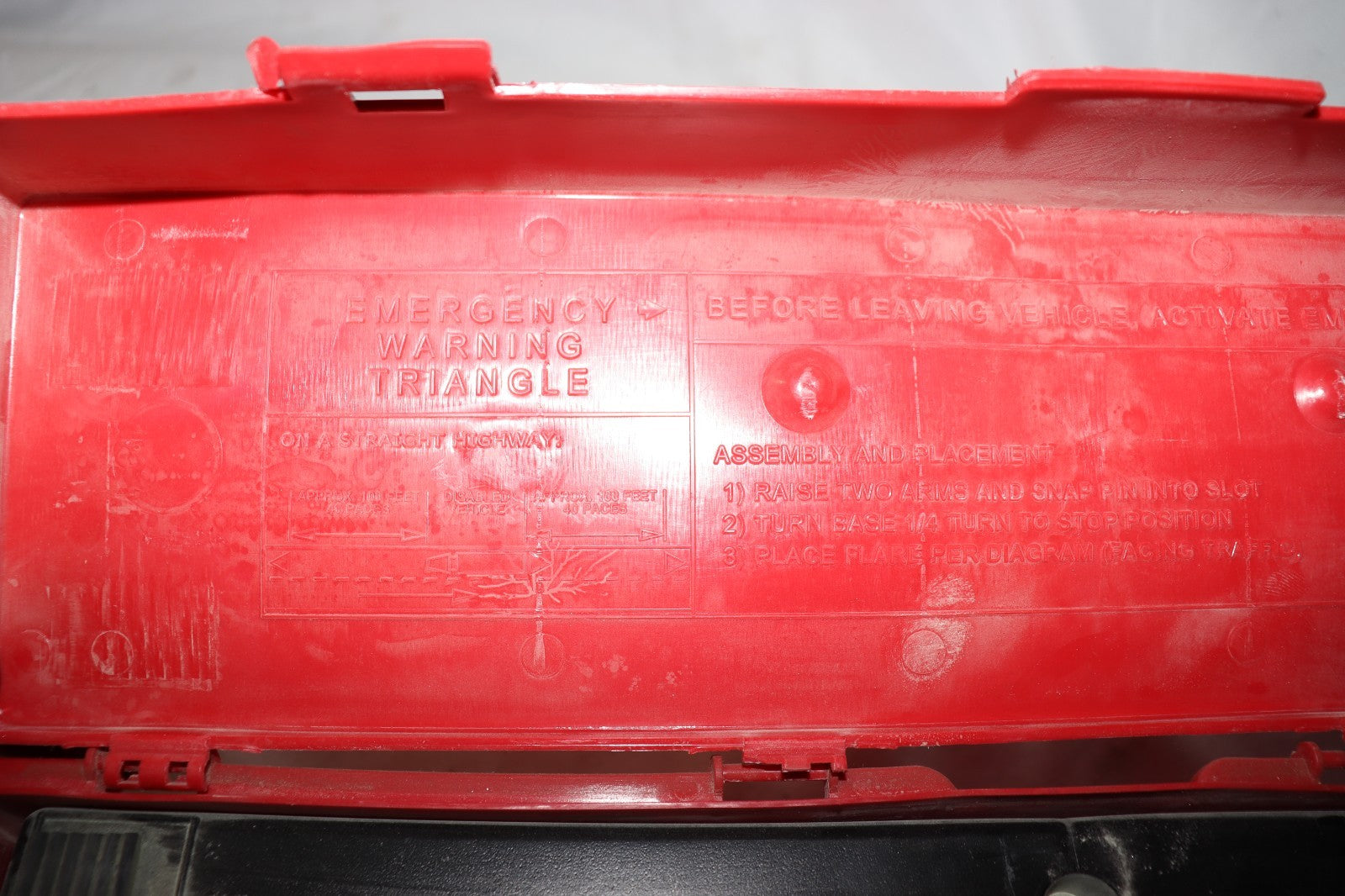 Cortina Emergency Warning Triangle Kit Flare 219, 95-03-009, 1EKU3