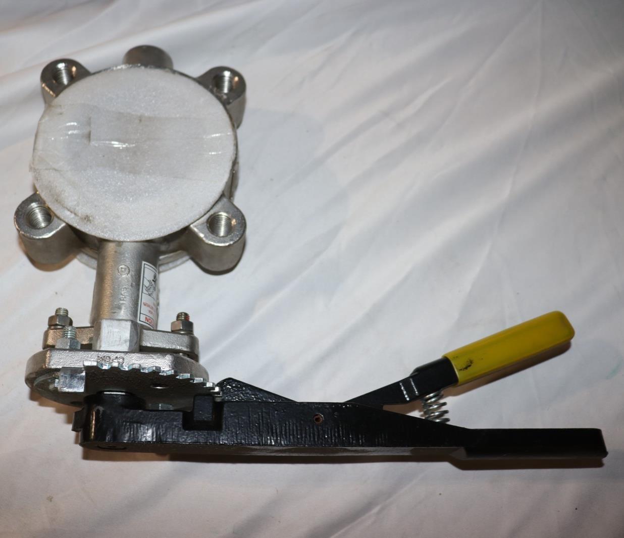 FNW HP Series 3 in Butterfly Valve w/ RPTFE Seat & Lever Handle, FNWHPA1LSTLM