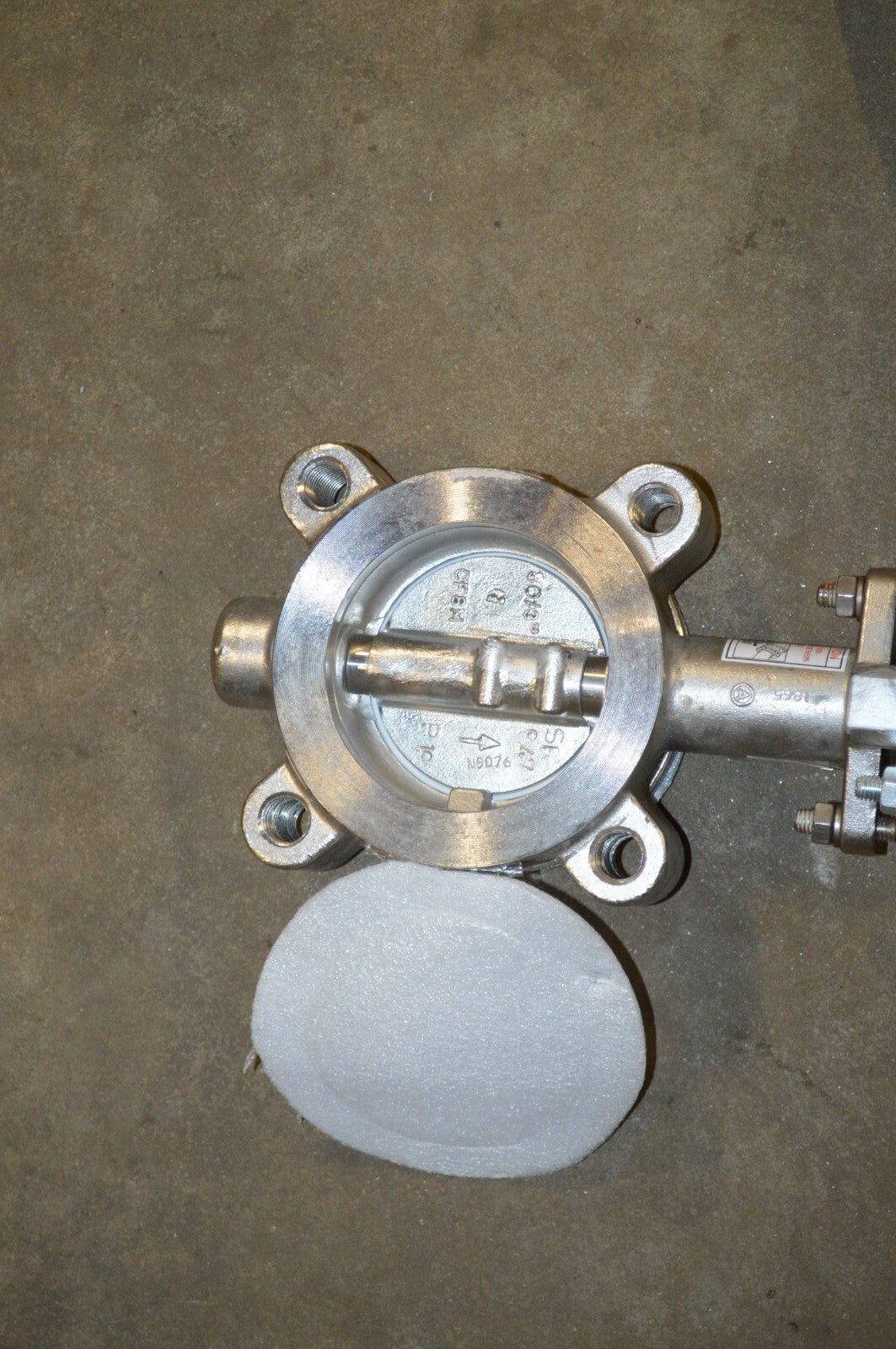 FNW HP Series 3 in Butterfly Valve w/ RPTFE Seat & Lever Handle, FNWHPA1LSTLM