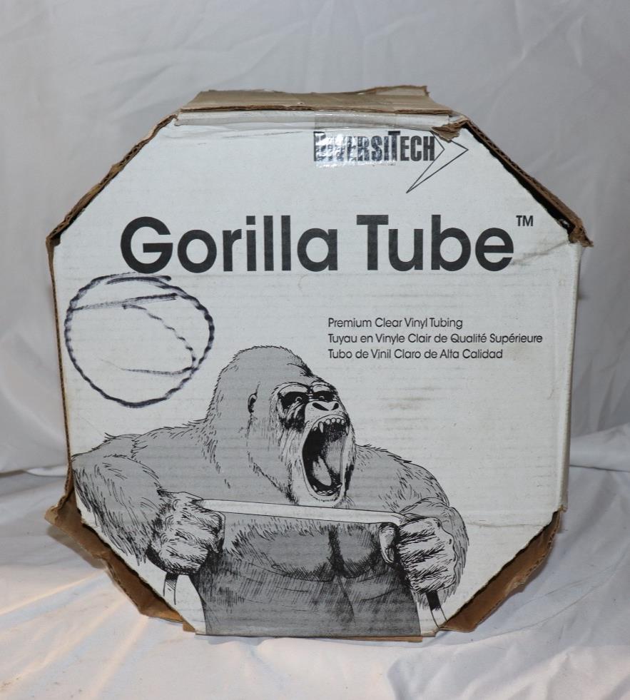 DiversiTech Gorilla Tube Clear Vinyl Tubing3/8" ID x 100 ft. Clear Tubing