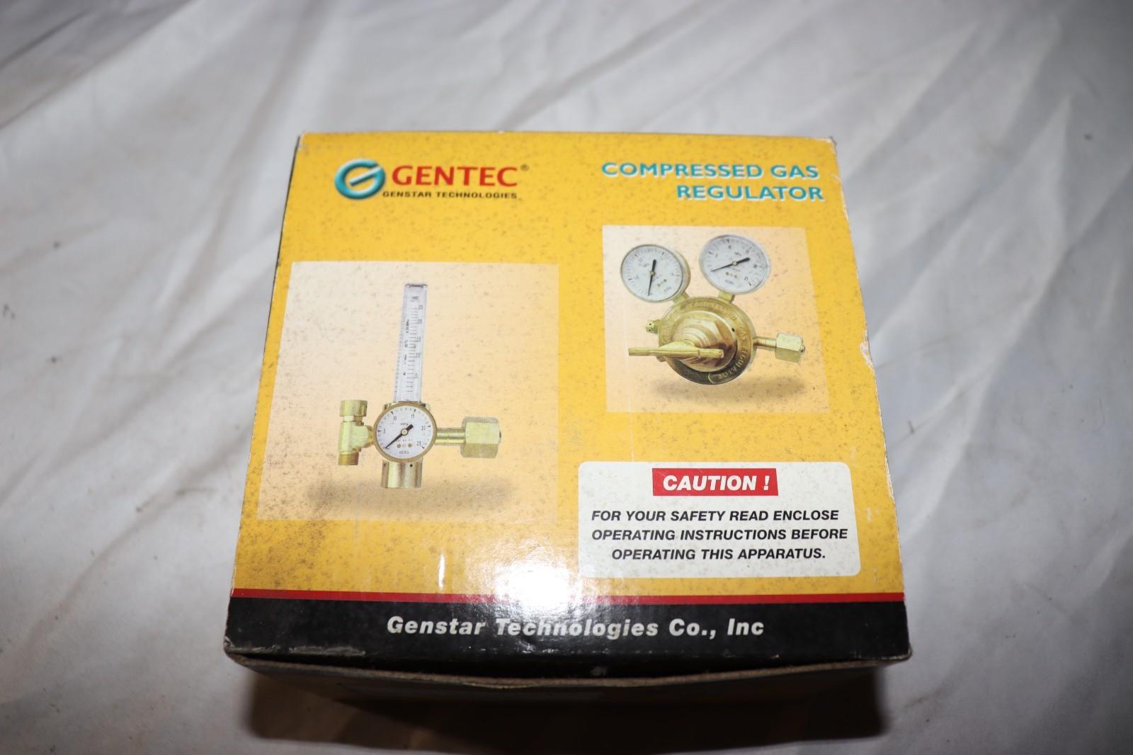 Gentec Compressed Gas Acetylene Regulator Model CGA300, 22-152Y-15-3