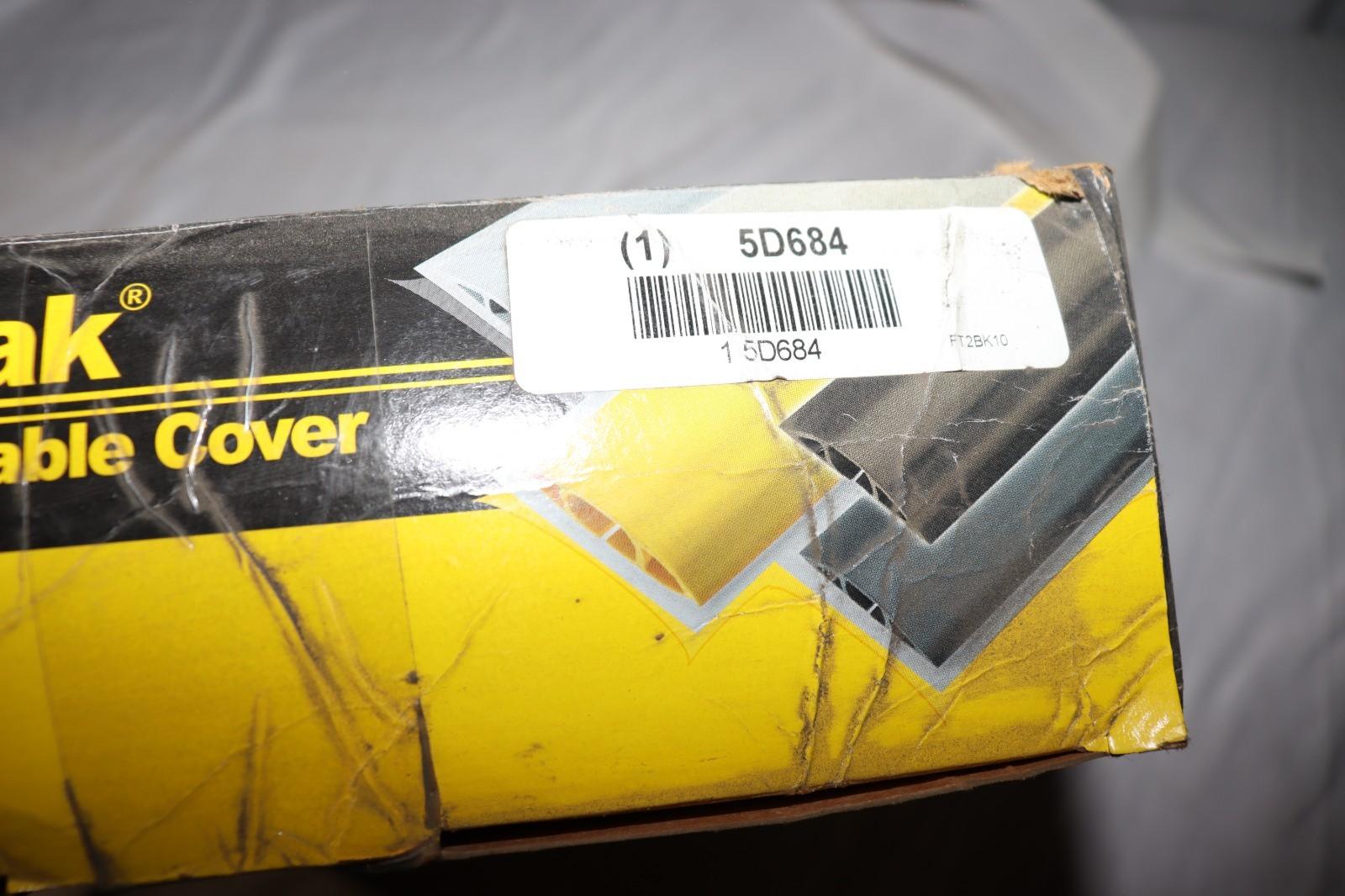 Hubbell Wiring FT2BK10 PVC Floor Trak Floor Cable Cover Black, New