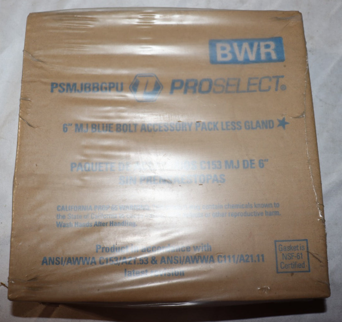 PROSELECT PSMJBBGP Series 6 in. Low Alloy Steel Mechanical Joint Accessory Pack