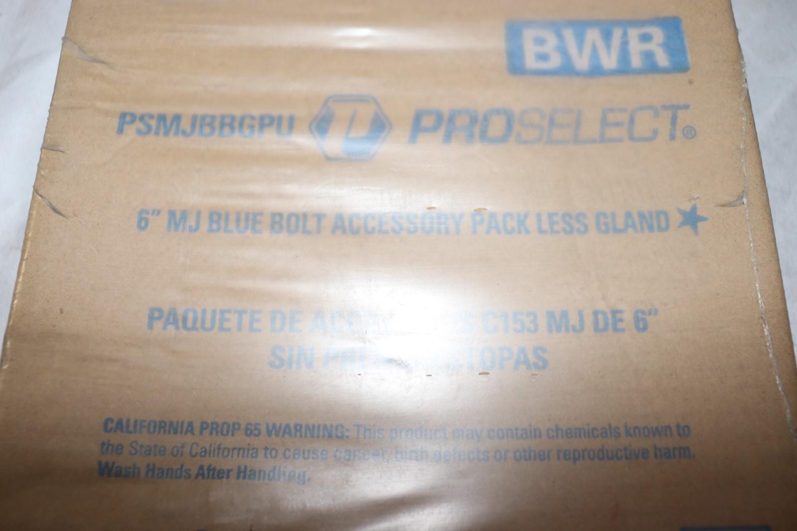 PROSELECT PSMJBBGP Series 6 in. Low Alloy Steel Mechanical Joint Accessory Pack
