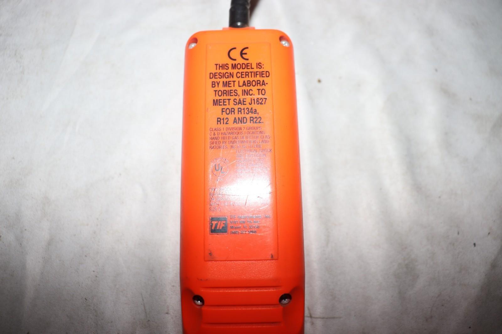 TIF RX-1 Refrigerant Leak Detector, without Case, Tool Only, R134A/R12/R22