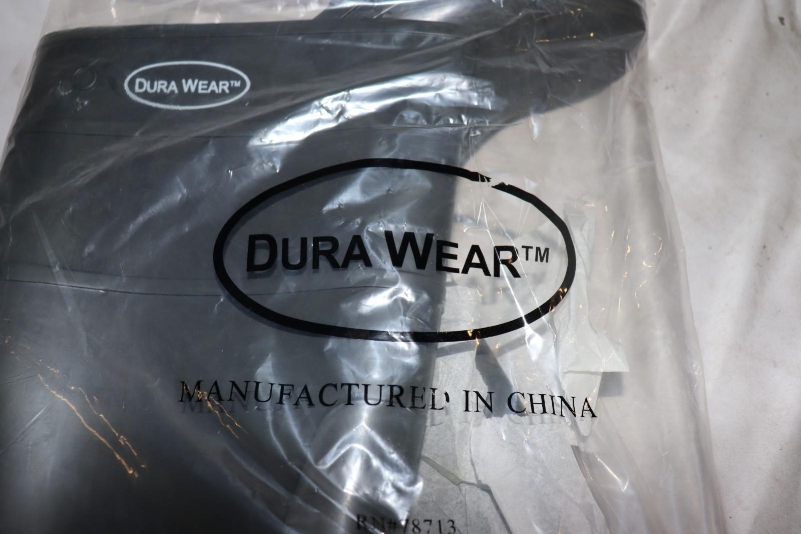 BOX OF 6 PAIR - DuraWear 1550 Plain Toe PVC Boots, 16" Tall, Size 8