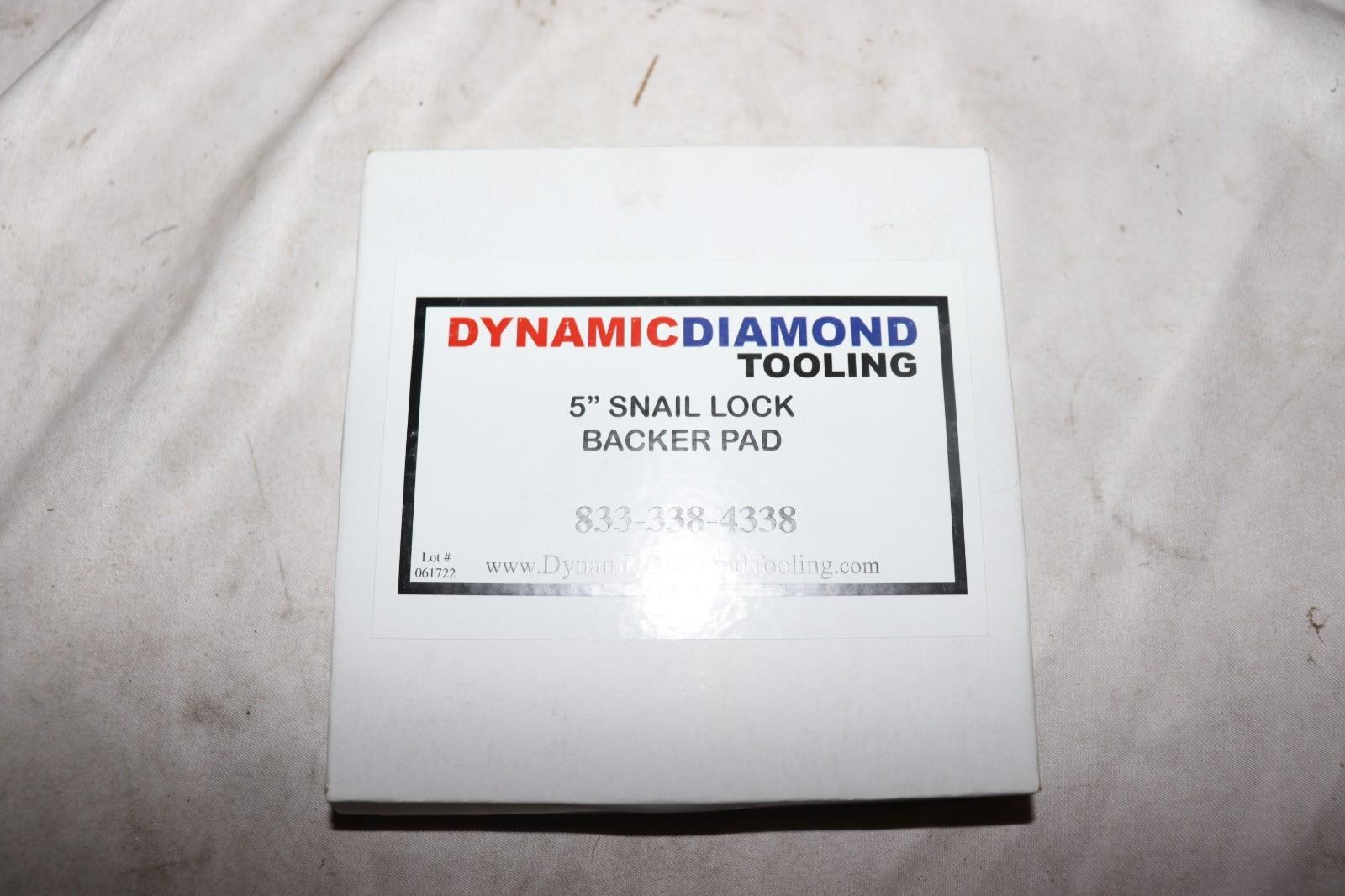 Snail Lock Backer Pad 5 Inch Hook & Loop Back Holder for Diamond Polishing Pads