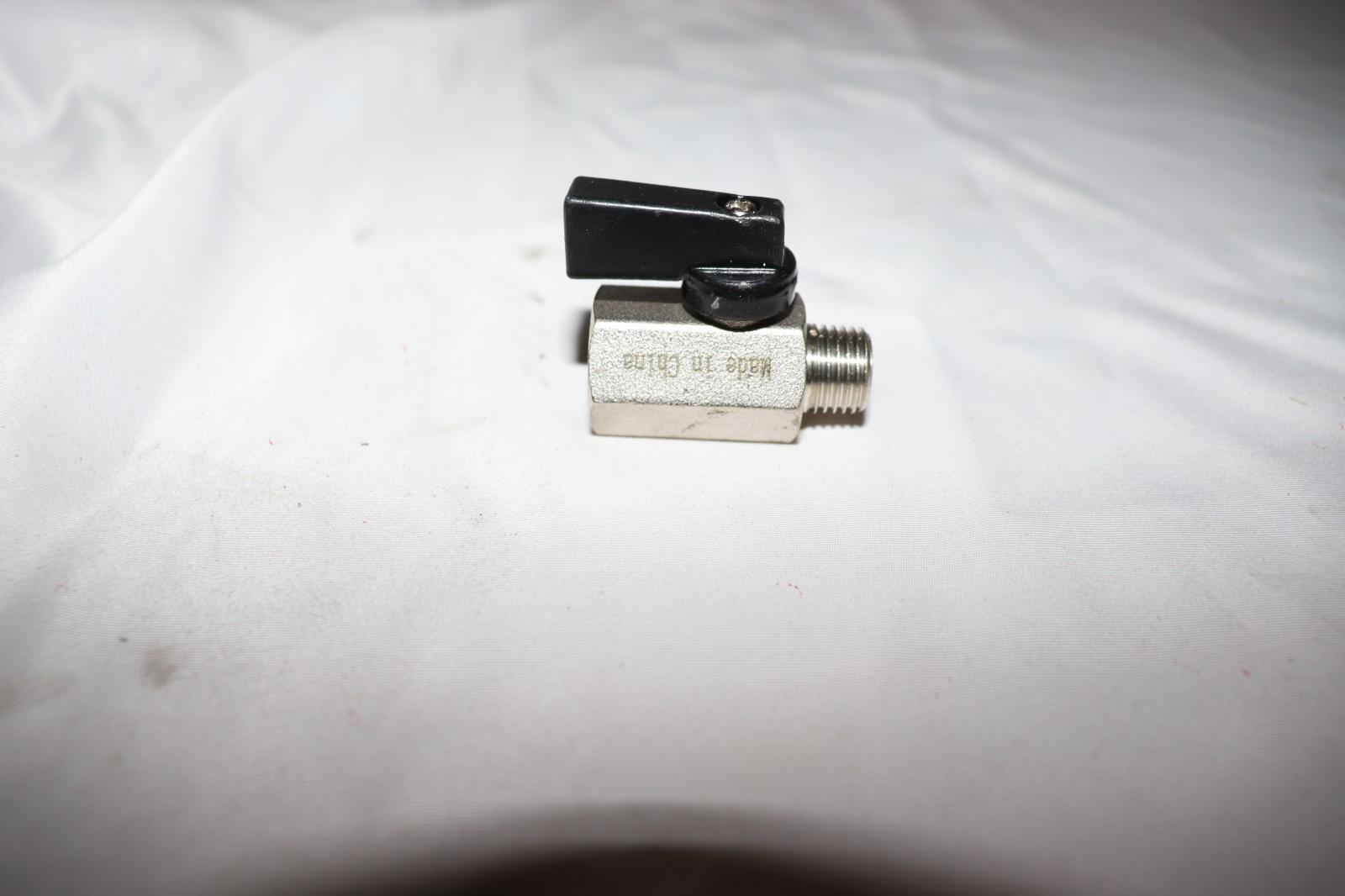 46931 Economy Mini Ball Valve, 1/4 in Nom., MNPT x FNPT, 450 psi (2 Pack)