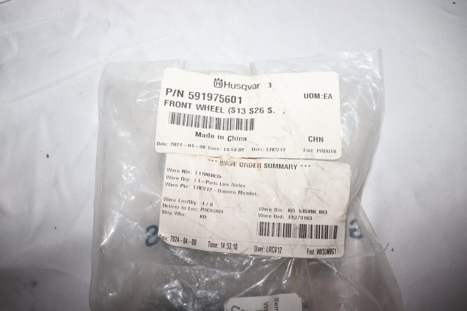 Husqvarna Pullman S Series Vacuum Front Caster Wheel 591975601