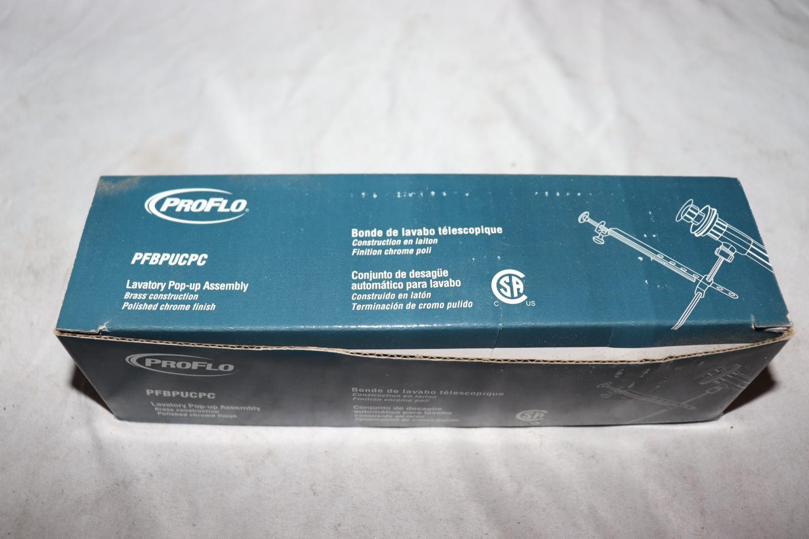 PROFLO PFBPUC 1-1/4" Pop-Up Drain Assembly - Polished Chrome