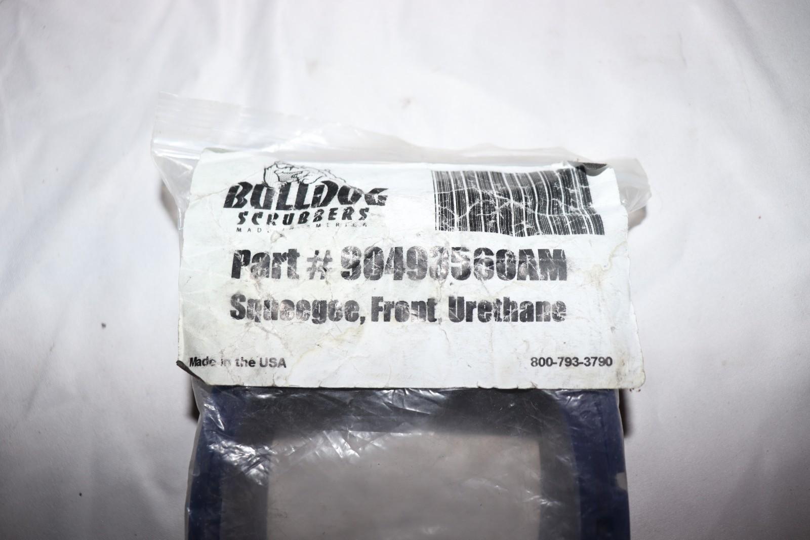 Bulldog Scrubbers Sqeegee Front Urethane, 90493500AM, Blue