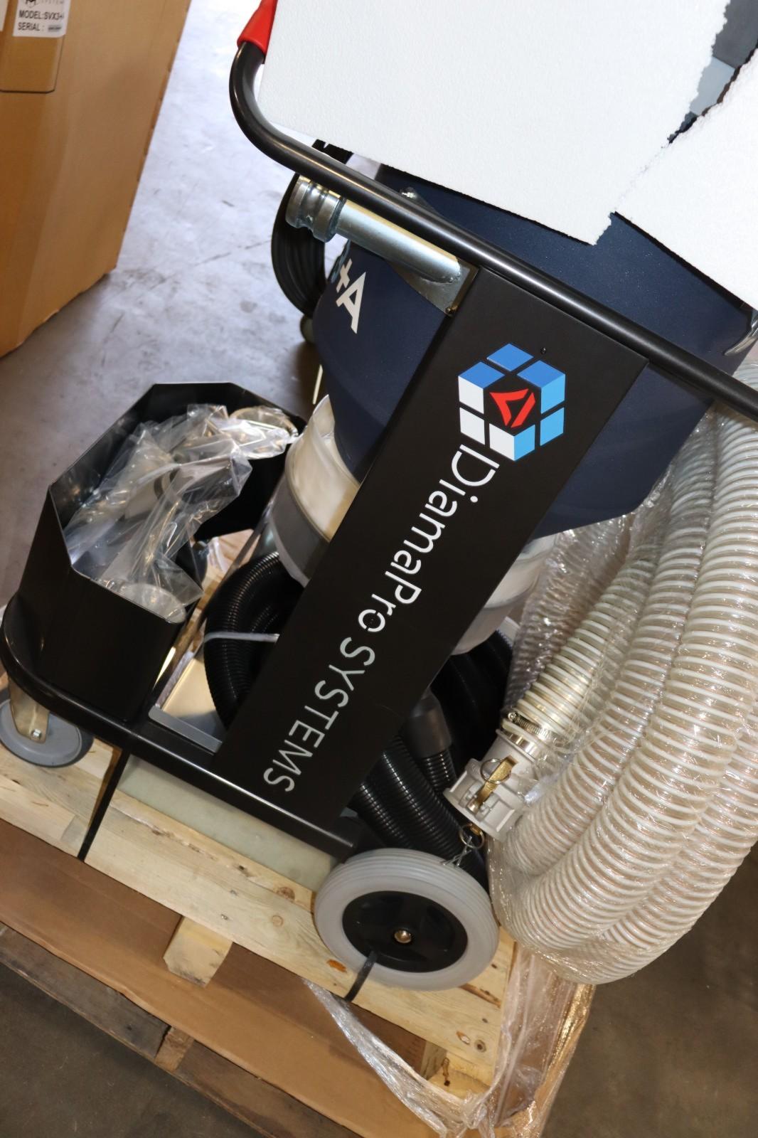 DiamaPro SVX2 +A Self Pulsing HEPA Dust Collector Vacuum, 110V, NEW