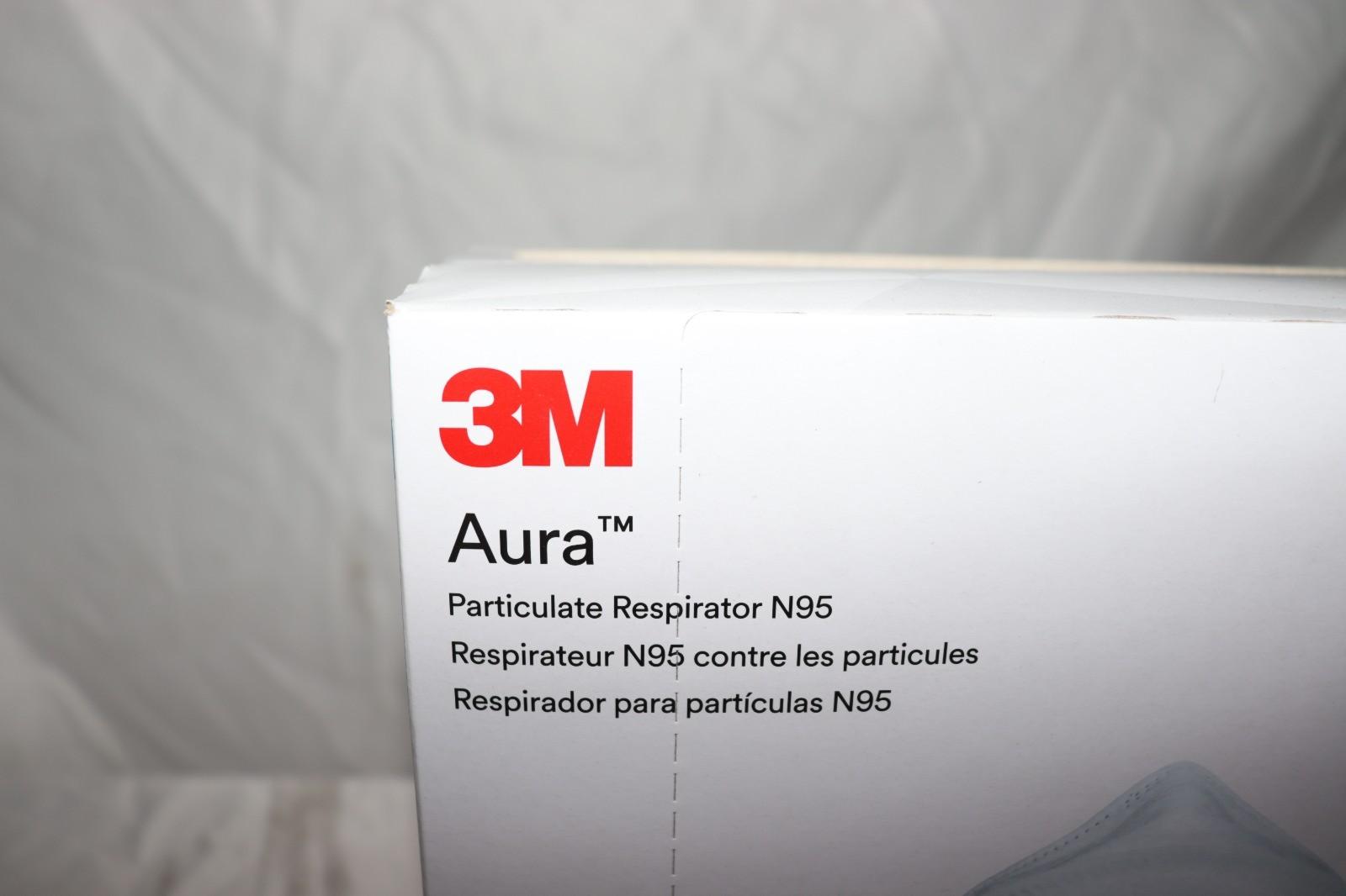 3m Aura 9211+ Respirator N95 Dust Mask W/ Cool Flow Valve (10 Masks)