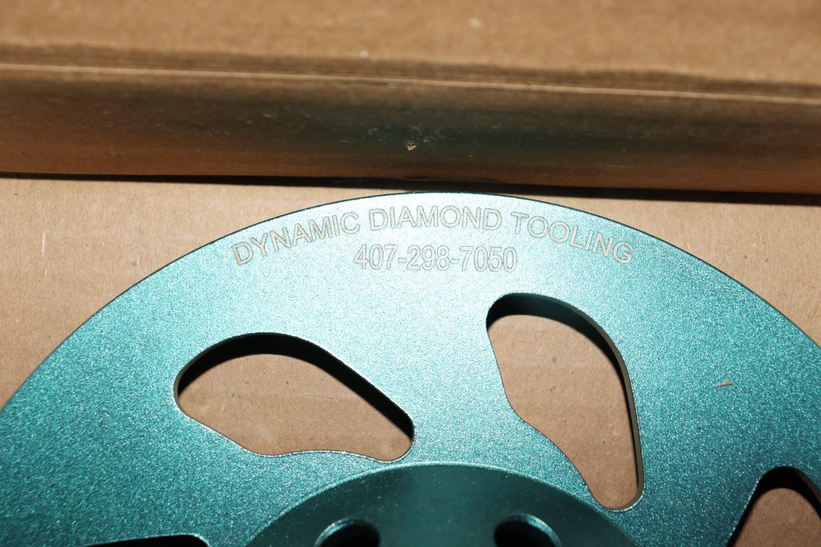 7 Inch CW7TD80 Tear Drop Cup Wheel 80/100 Grit 16 Segment, Dynamic Diamond Tooli