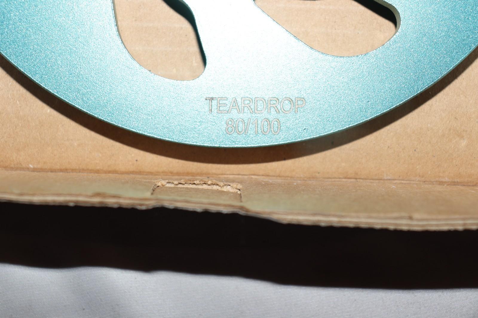 7 Inch CW7TD80 Tear Drop Cup Wheel 80/100 Grit 16 Segment, Dynamic Diamond Tooli