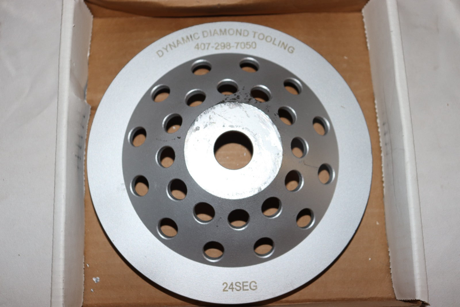 7 Inch Premium Cup Wheel CW7PR24 30/40 Grit, New, 24 Segment, for Dry Grinding
