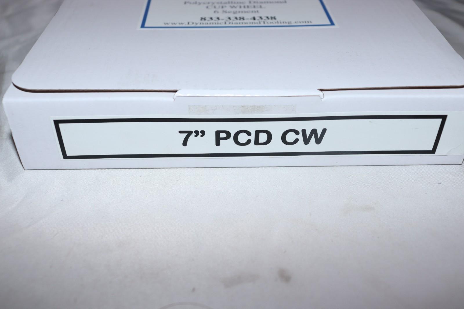 7 Inch PCD Grinding Cup Wheel, 6 Segment, 7" PCD CW, Polycrystalline