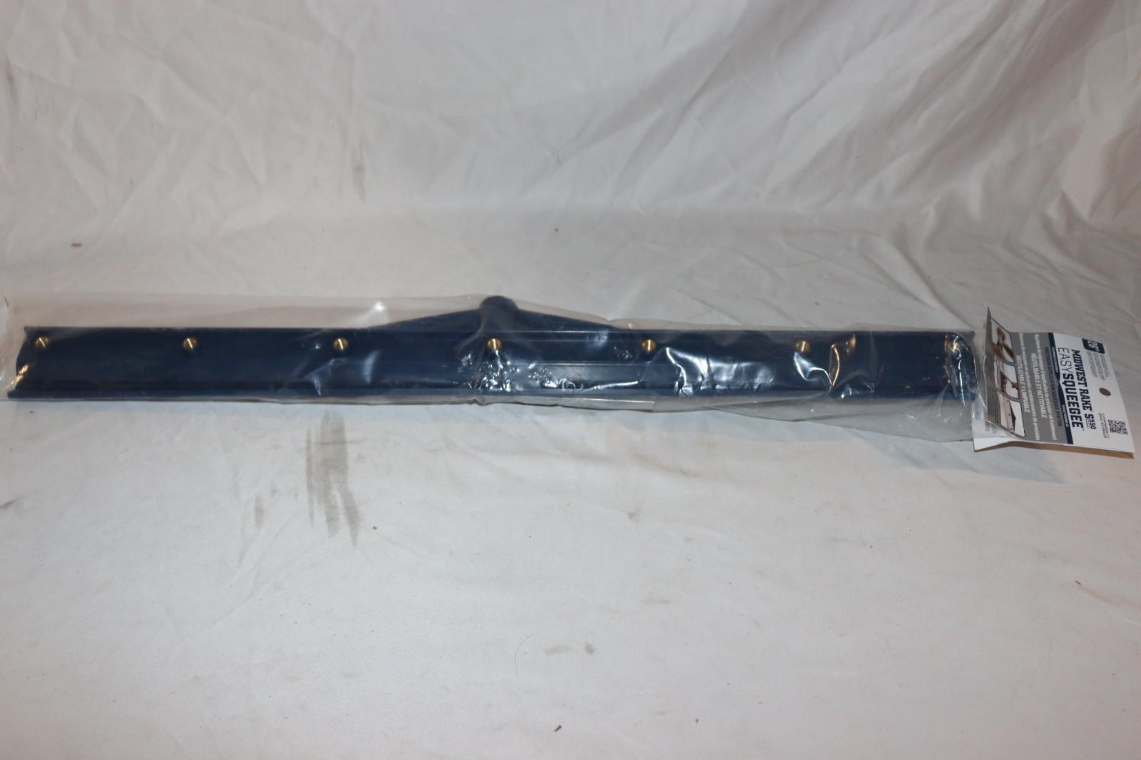 SEYMOUR MIDWEST RAKE 78256 Polymer Squeegee Frame, Blue, 26"W 55ET15