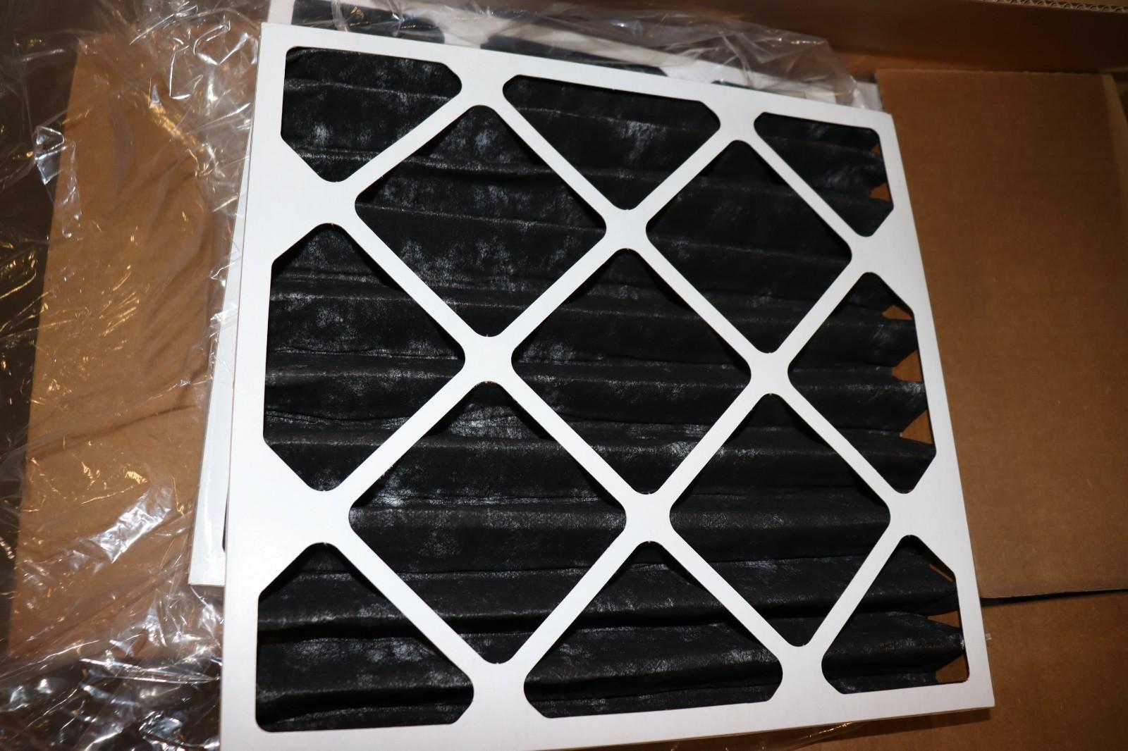 12 Pack - 14x15x2 NC FILTRATION AIR FILTRATION CARBON PLEATED FILTERS